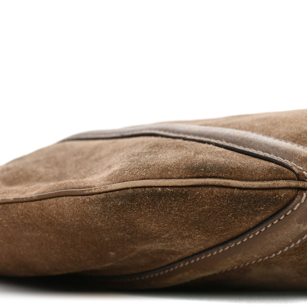 Suede Medium Britt Tote Brown