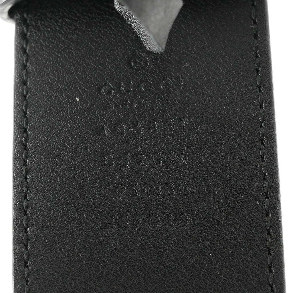 Textured Calfskin Double G 40mm Belt 95 38 Black