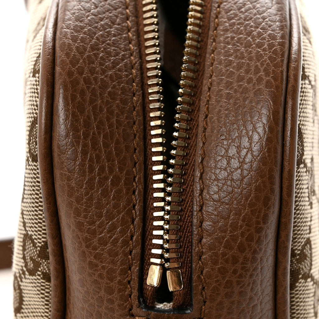 Monogram Mini Bree Messenger Bag Beige Tabacco