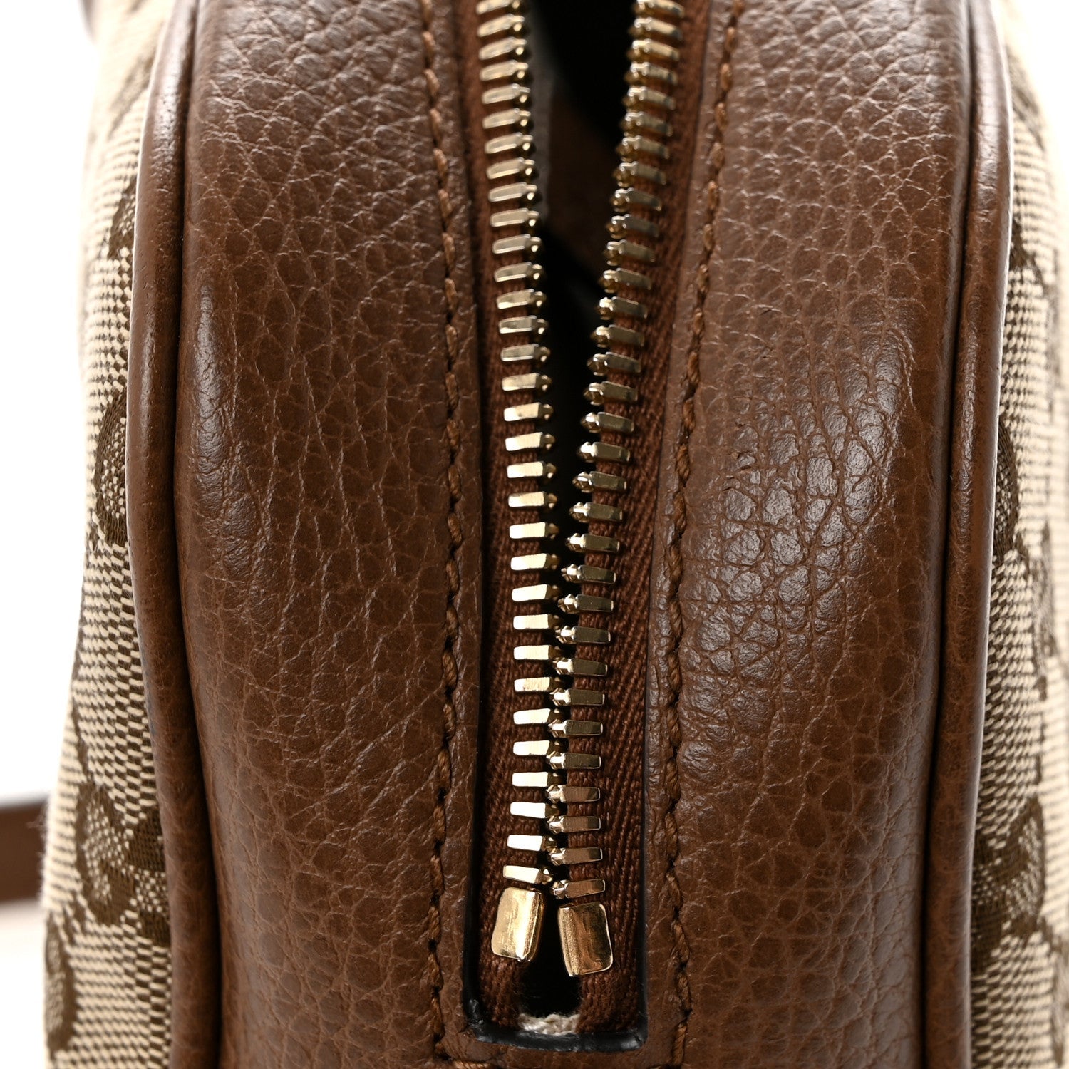 Monogram Mini Bree Messenger Bag Beige Tabacco