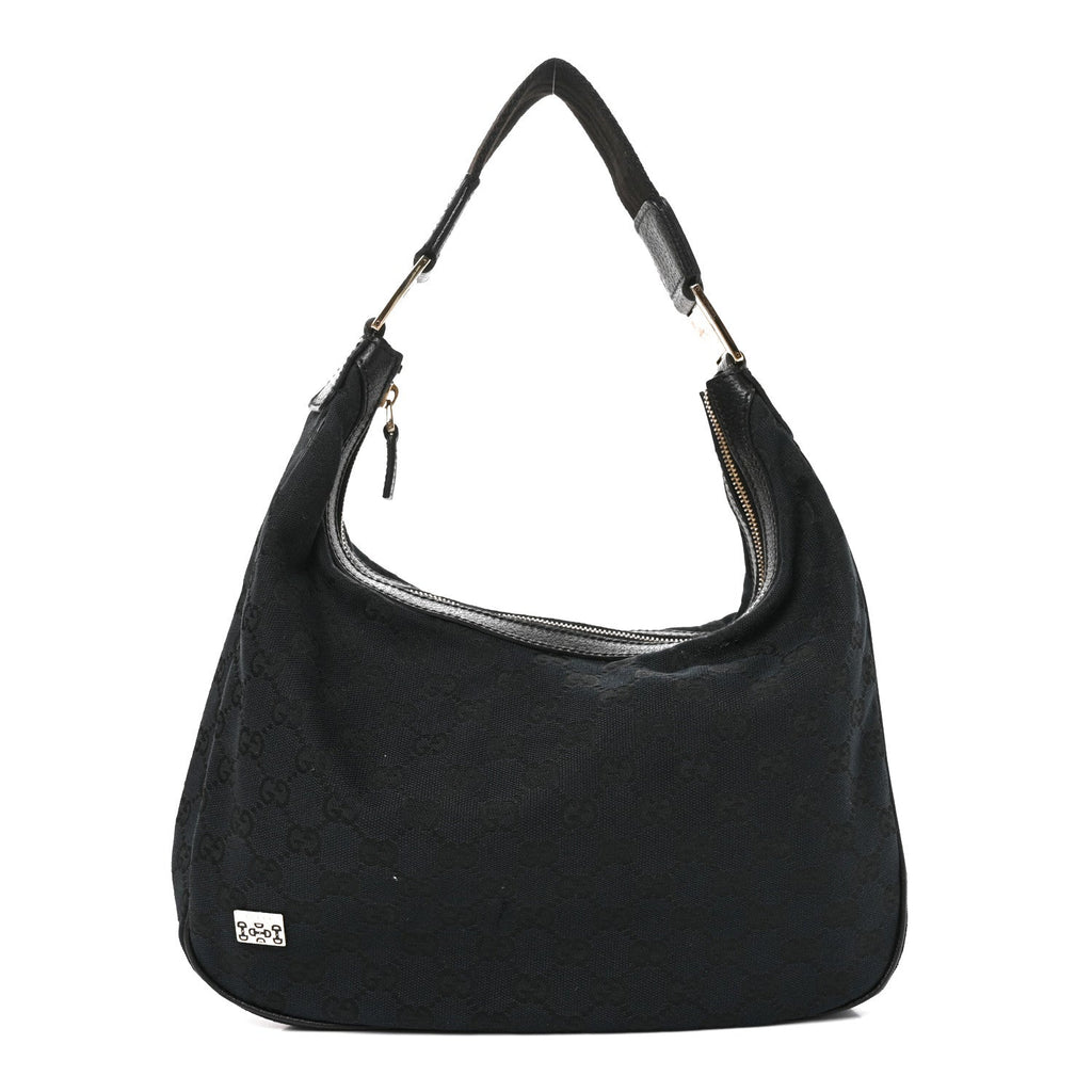Monogram Medium Pop Hobo Black
