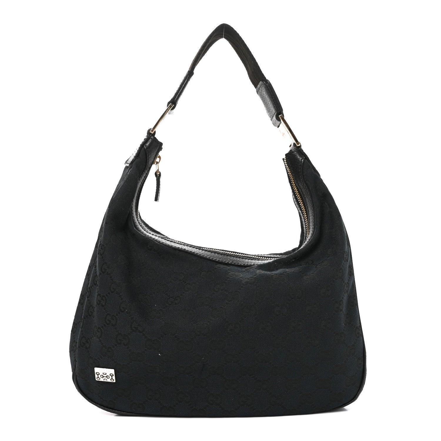 Monogram Medium Pop Hobo Black