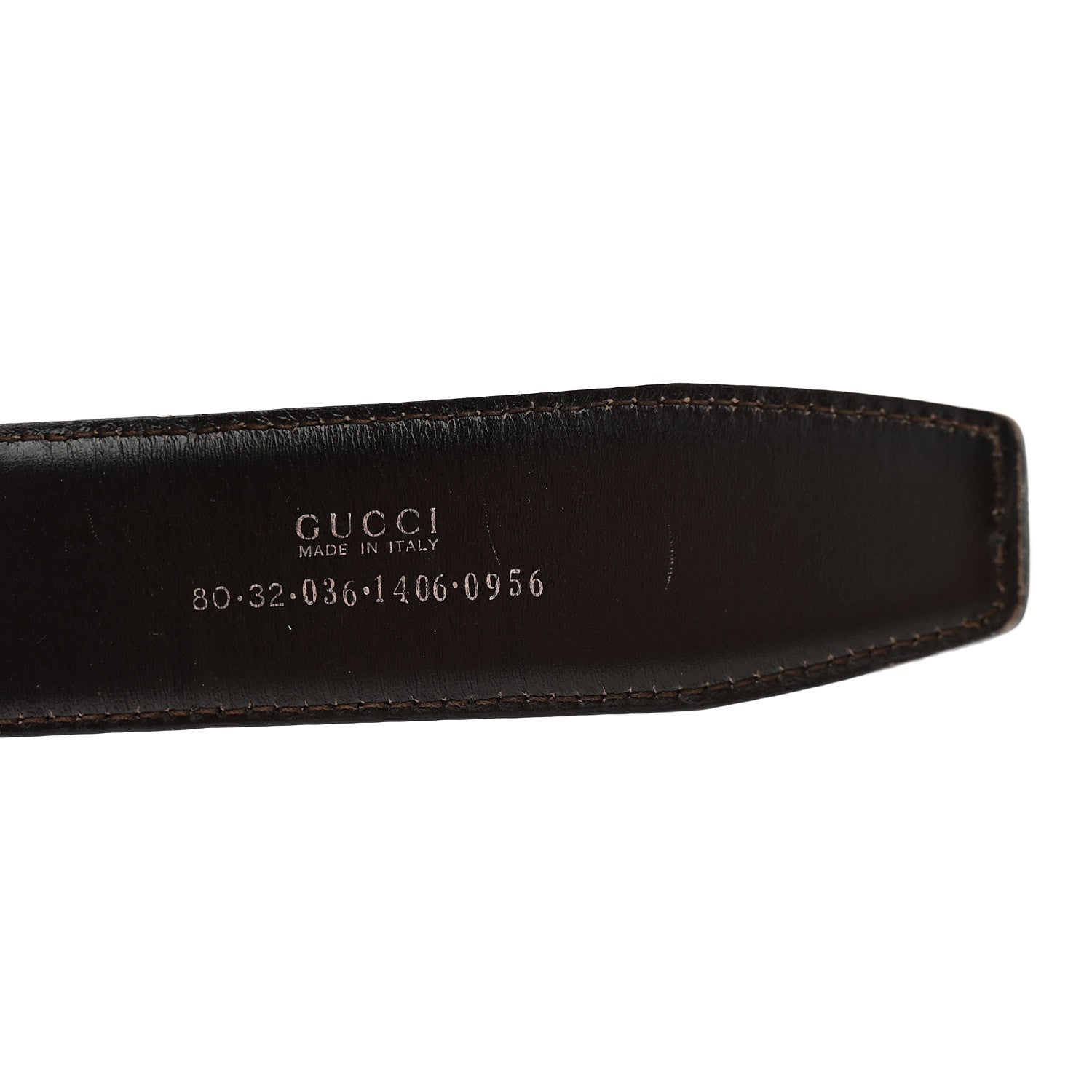 Calfskin G Logo Belt 80 32 Black
