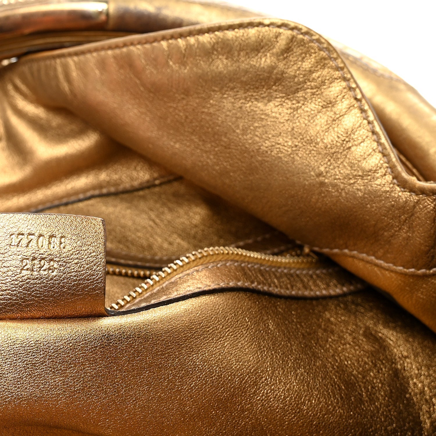 Snakeskin Large Indy Top Handle Hobo Gold