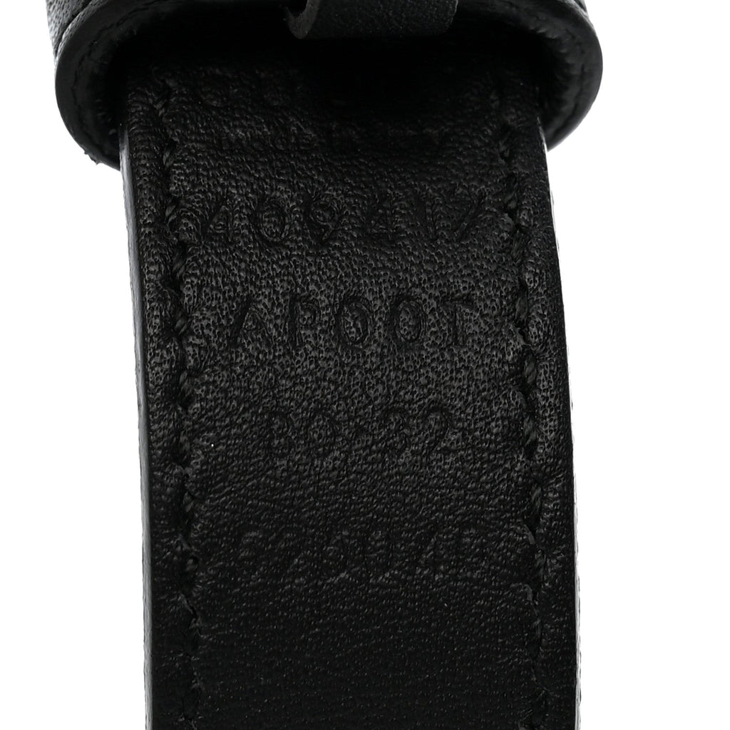 Calfskin Double G 20mm Belt 80 32 Black