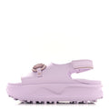 Soft Rubber Horsebit Touch Womens Strapped Sandals 36 Talc Pink