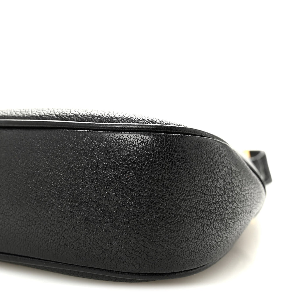 Goatskin Small Aphrodite Shoulder Bag Black