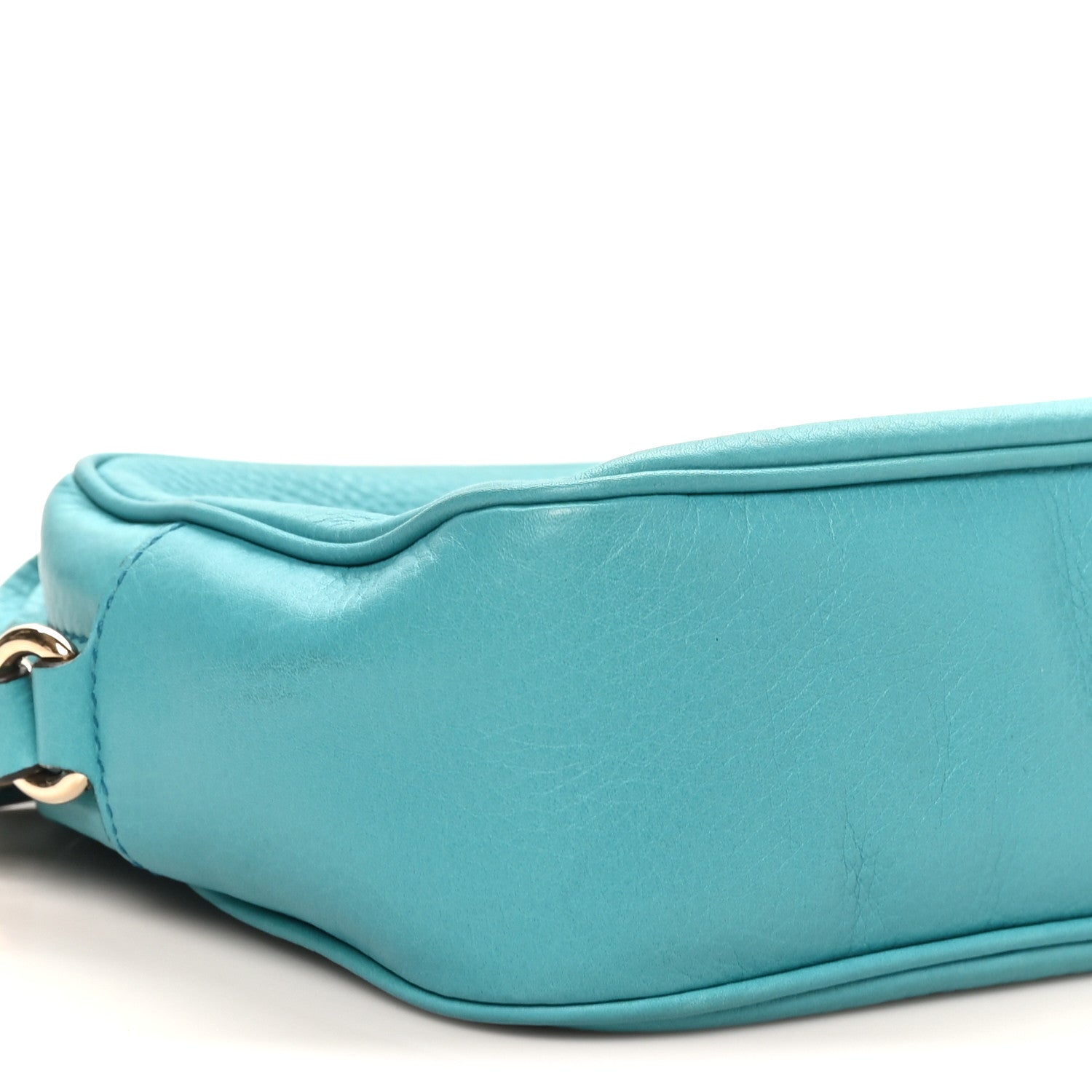 Pebbled Calfskin Small Soho Disco Bag Deep Cobalt