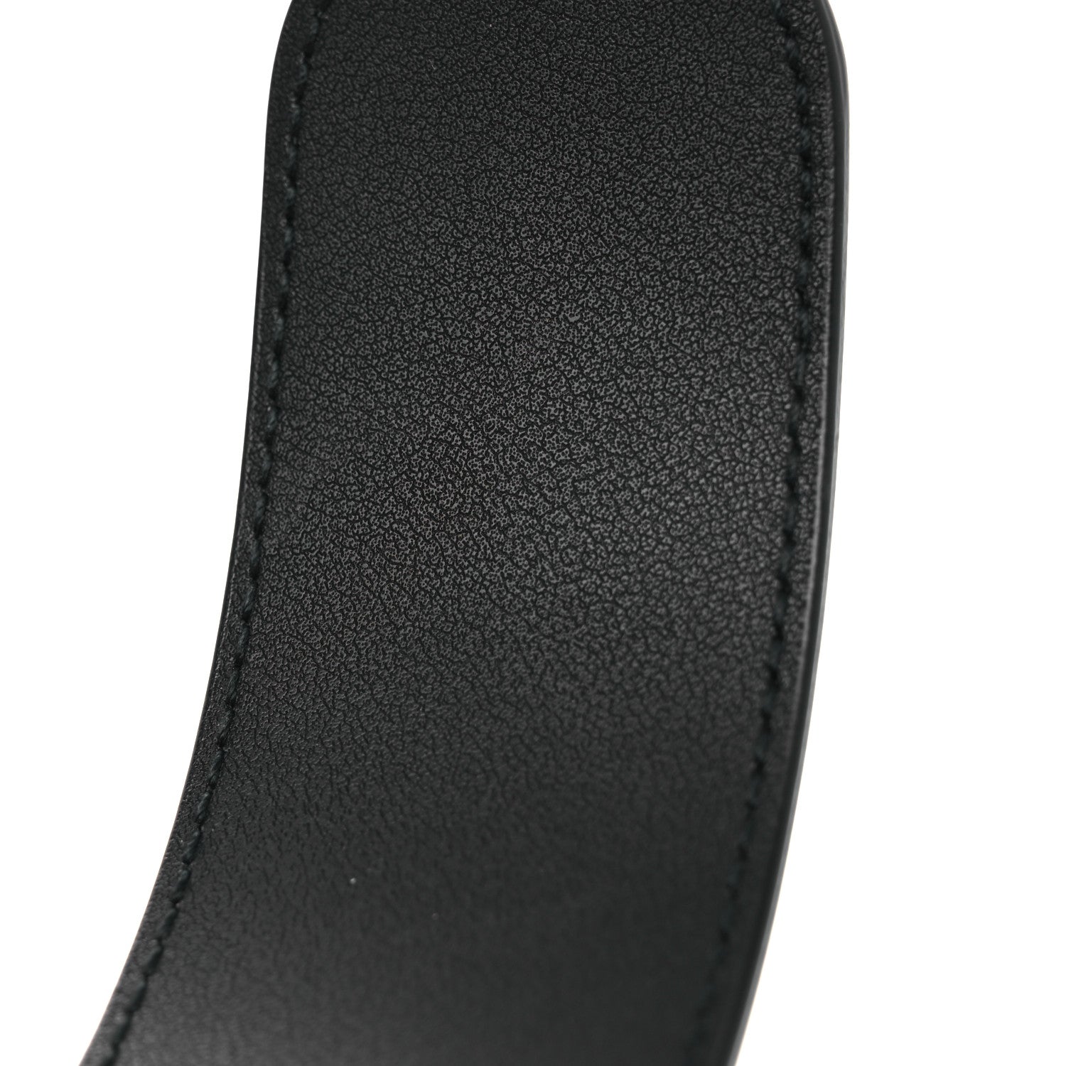 Moon Calfskin Pearl Double G 40mm Belt 85 34 Black Cream