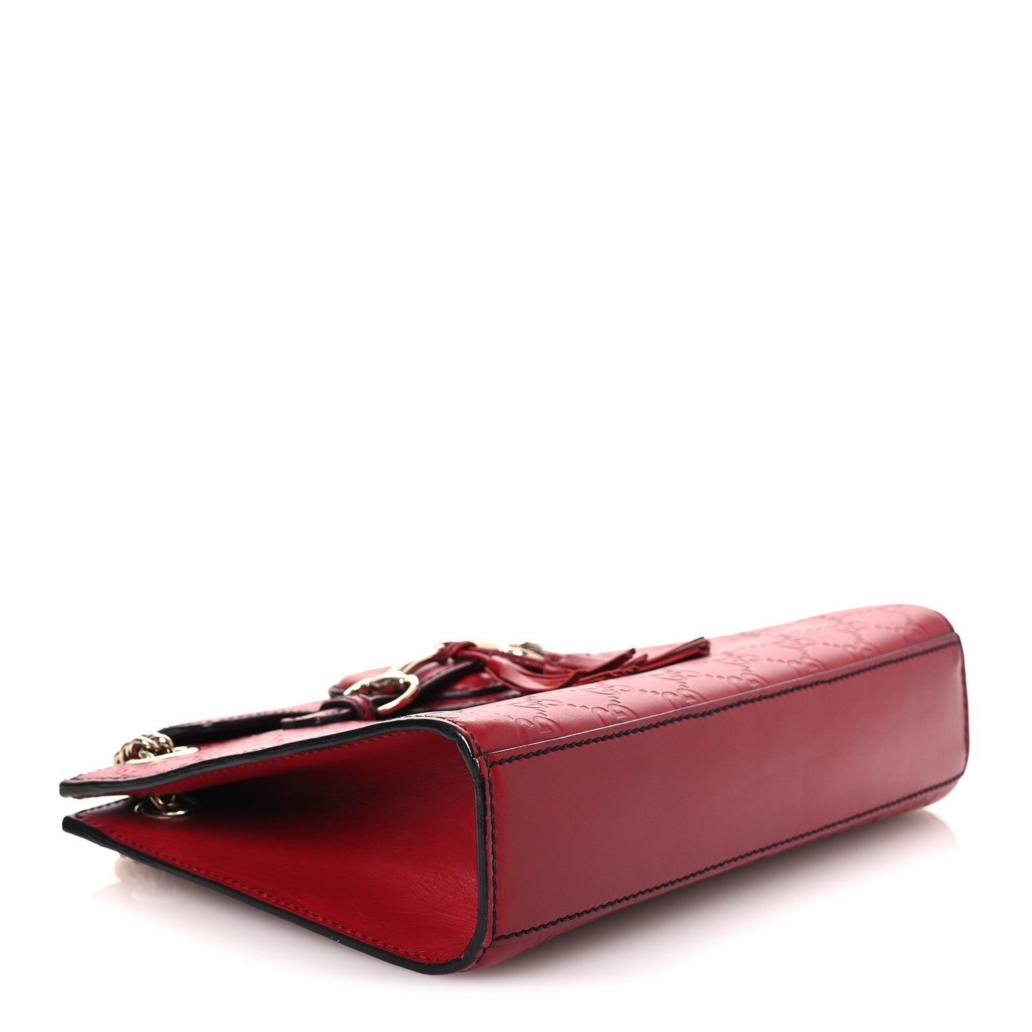 Guccissima Small Emily Shoulder Bag Red