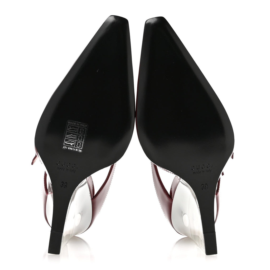 Regent Calfskin Wedge Mules 39 Rosso Ancora