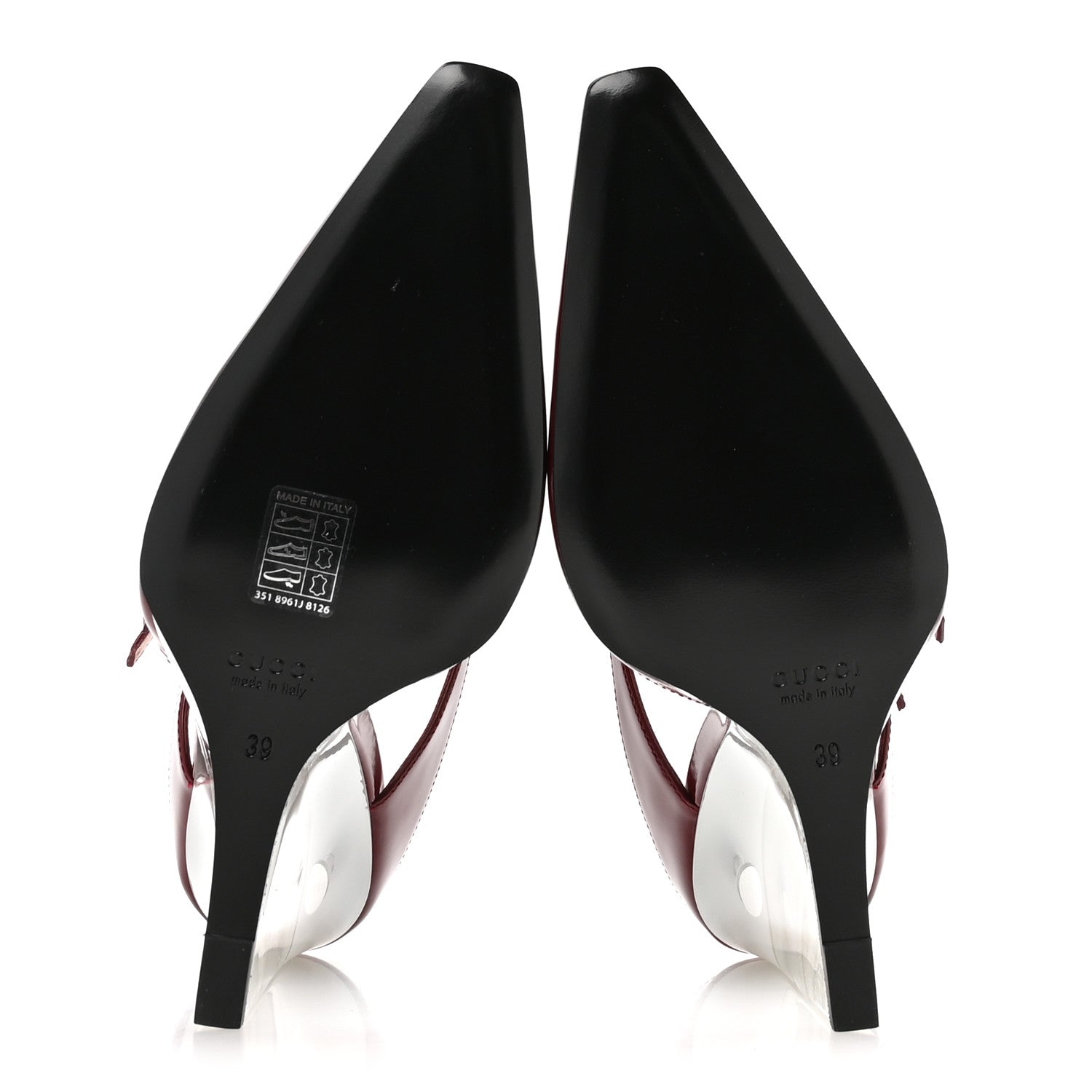 Regent Calfskin Wedge Mules 39 Rosso Ancora