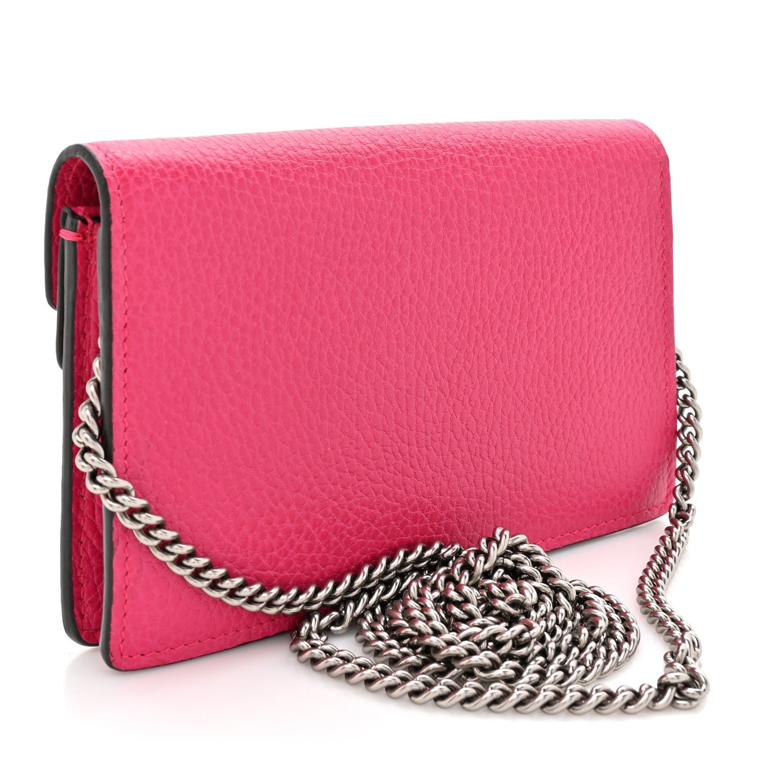 Dollar Calfskin Crystal Super Mini Dionysus Shoulder Bag Box Pink Black Diamond