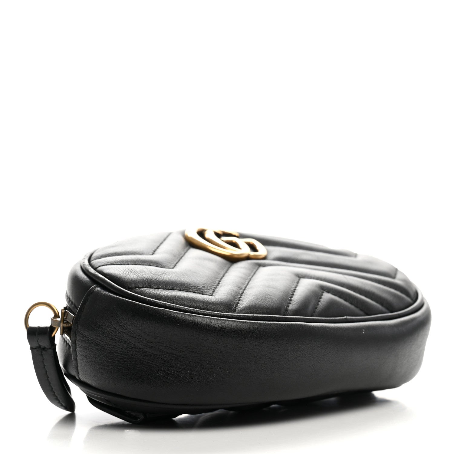 Calfskin Matelasse GG Marmont Belt Bag 95 38 Black