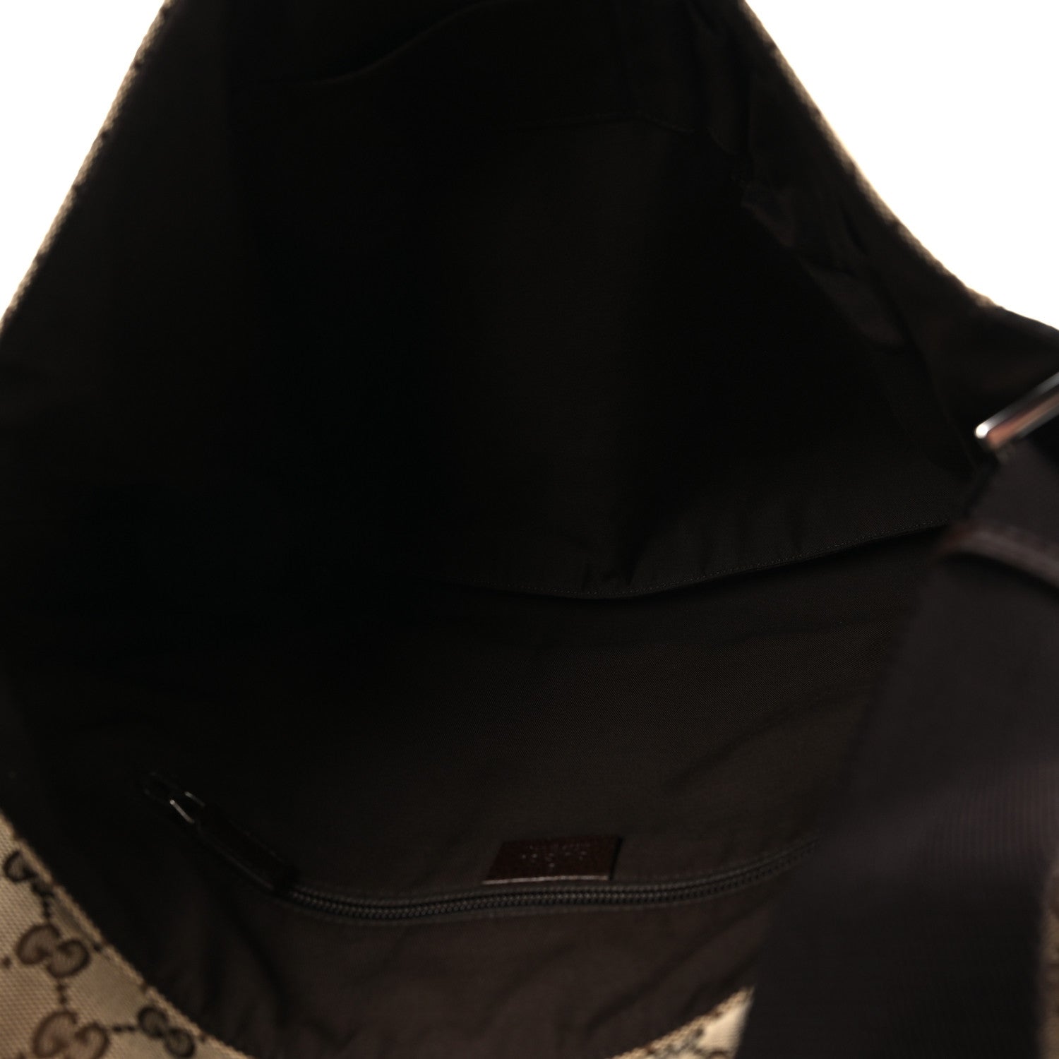 GG Monogram Medium Flap Messenger Bag Beige Dark Brown