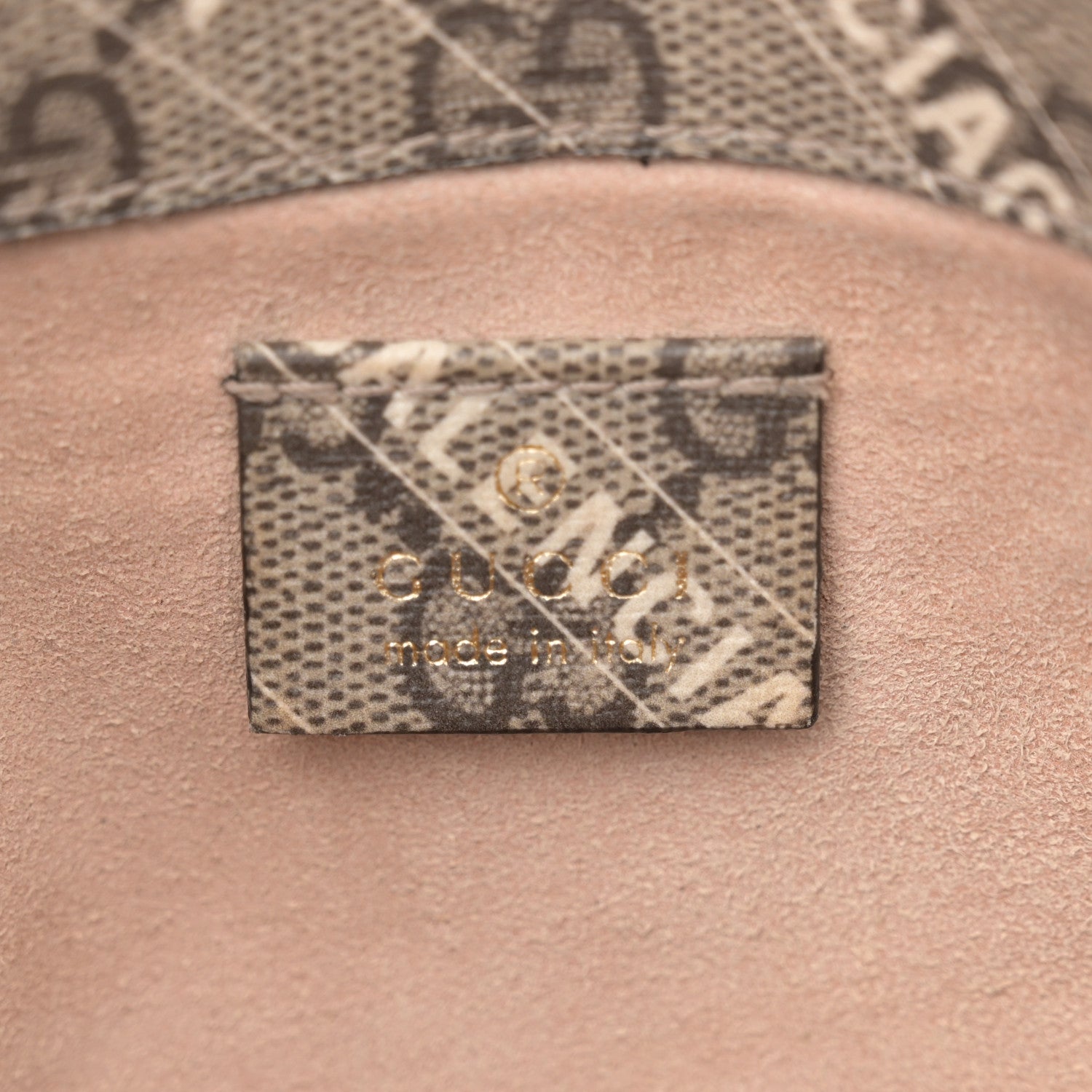 X BALENCIAGA GG Supreme Monogram Web Logo Print Mini Horsebit 1955 Shoulder Bag Beige Ebony