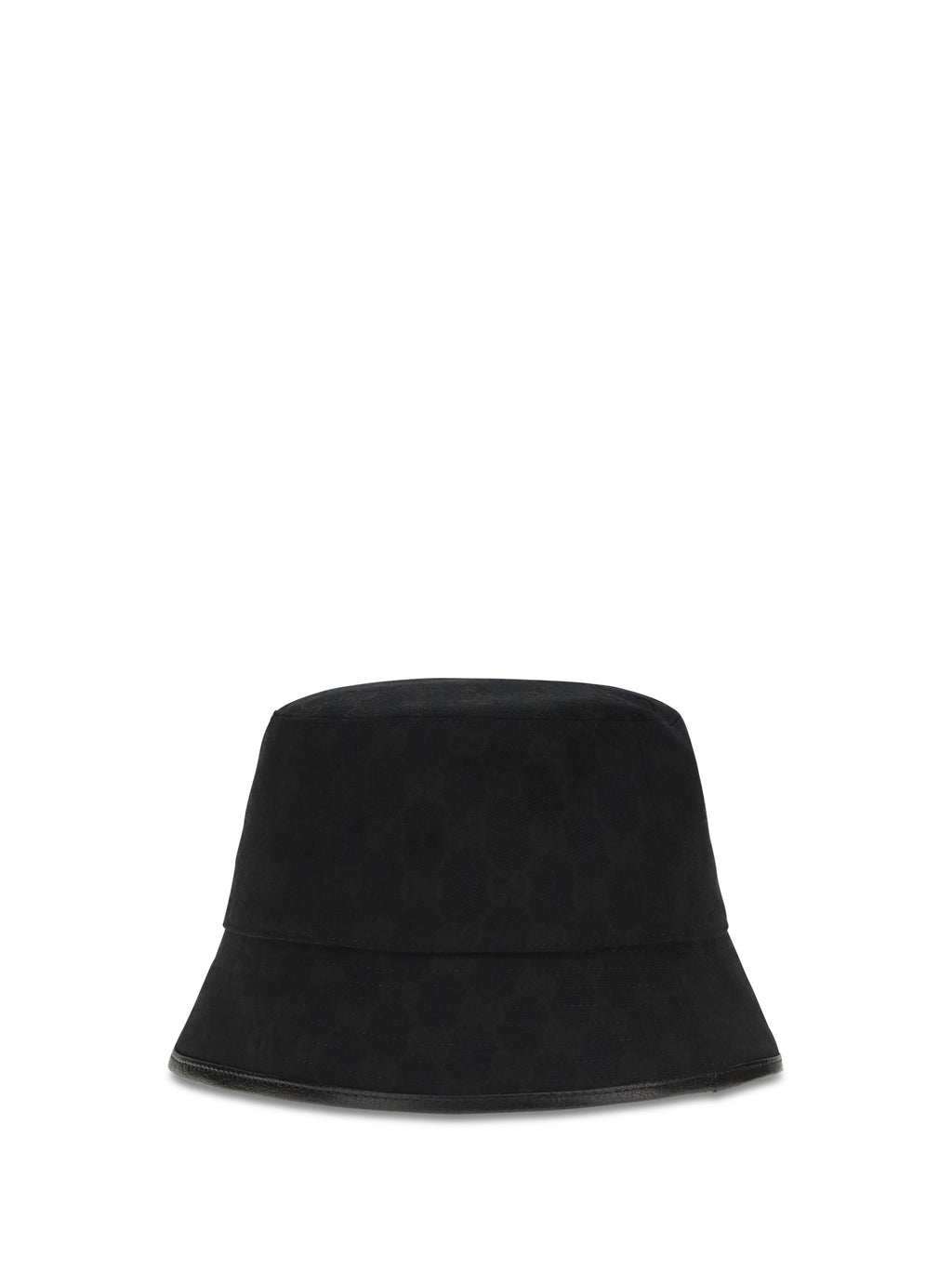 Gucci 8757404HBJS GG Canvas Bucket Hat — Black