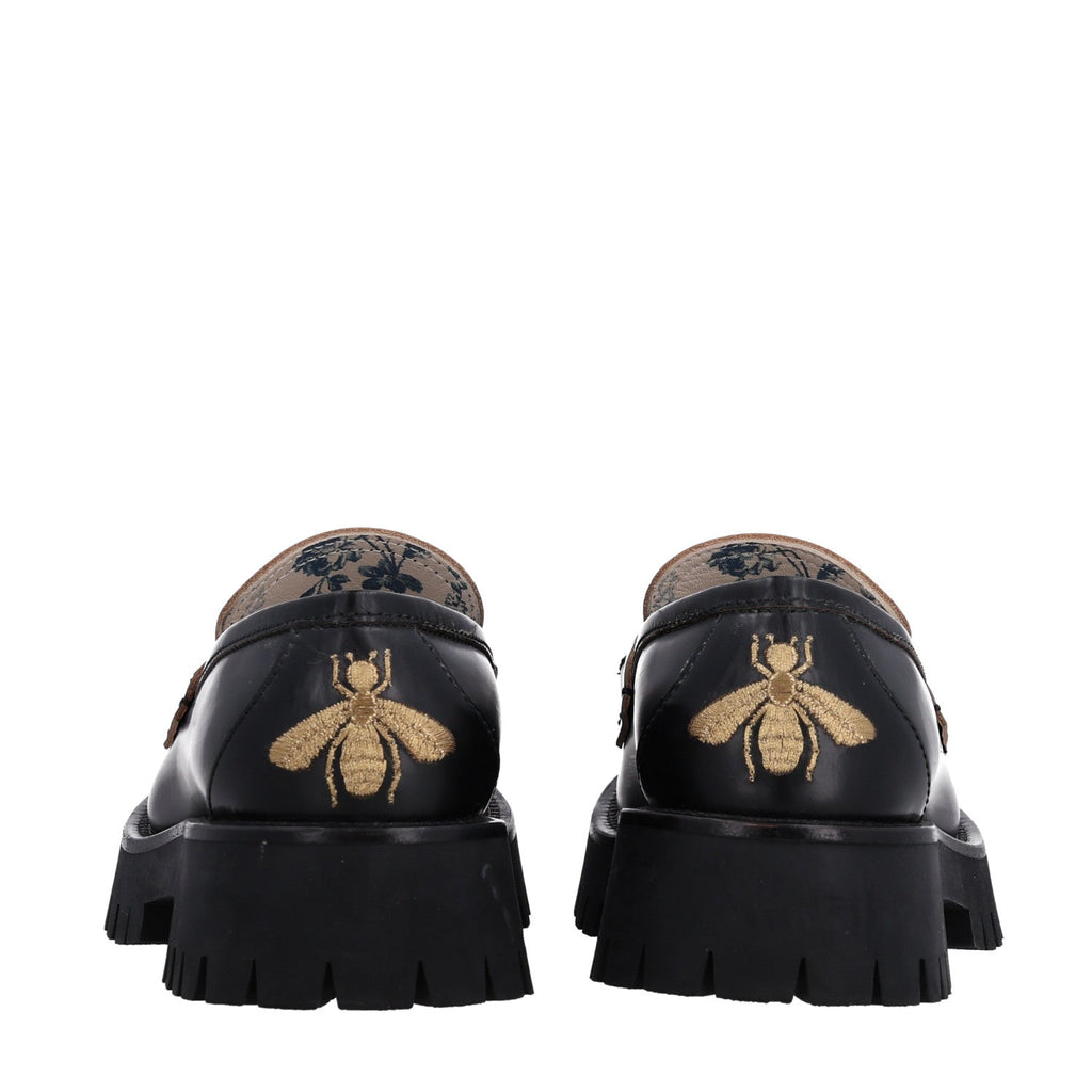 Cordovan Lux Womens Harald Horsebit 25mm Platform Loafers 36.5 Black
