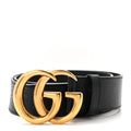 Textured Calfskin Double G 40mm Belt 80 32 Black