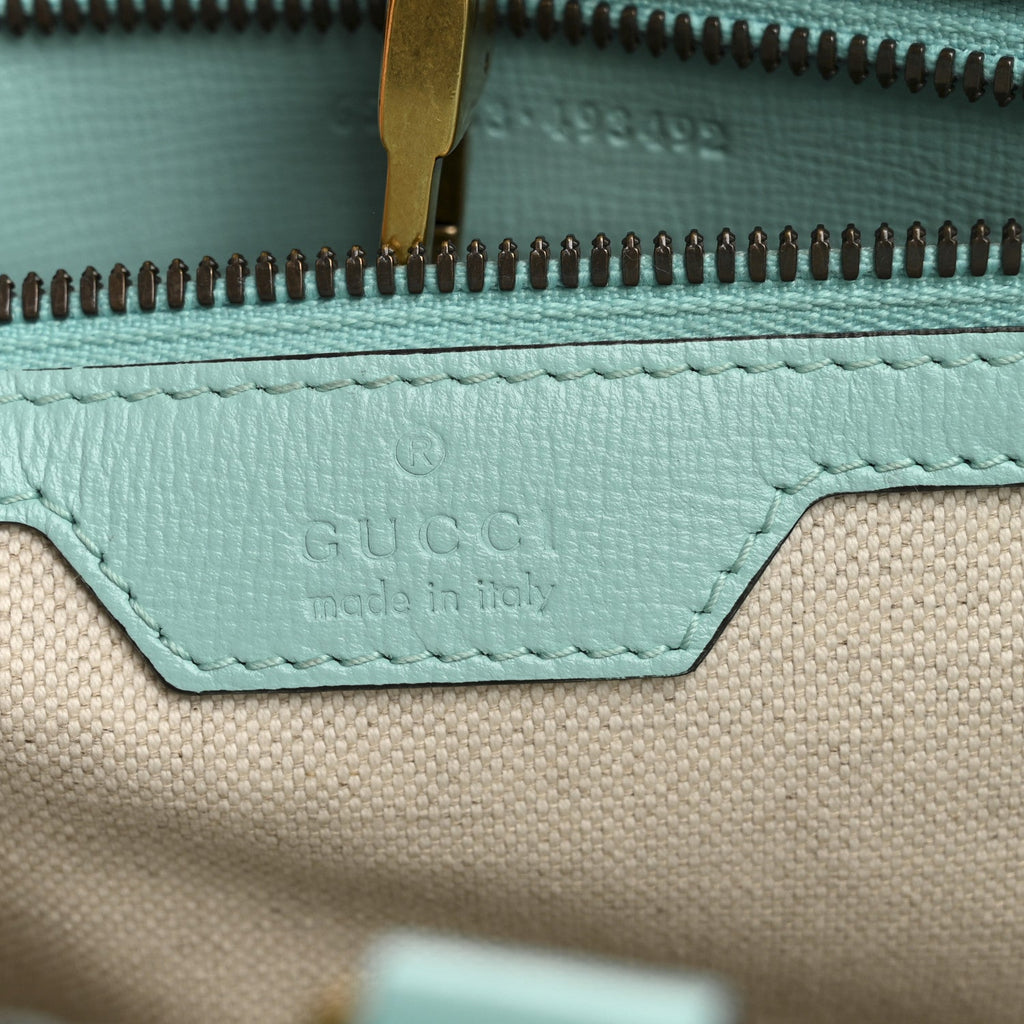 GG Supreme Monogram Textured Dollar Calfskin Web Gucci Tiger Small Retro Interlocking G Tote Bag Multicolor