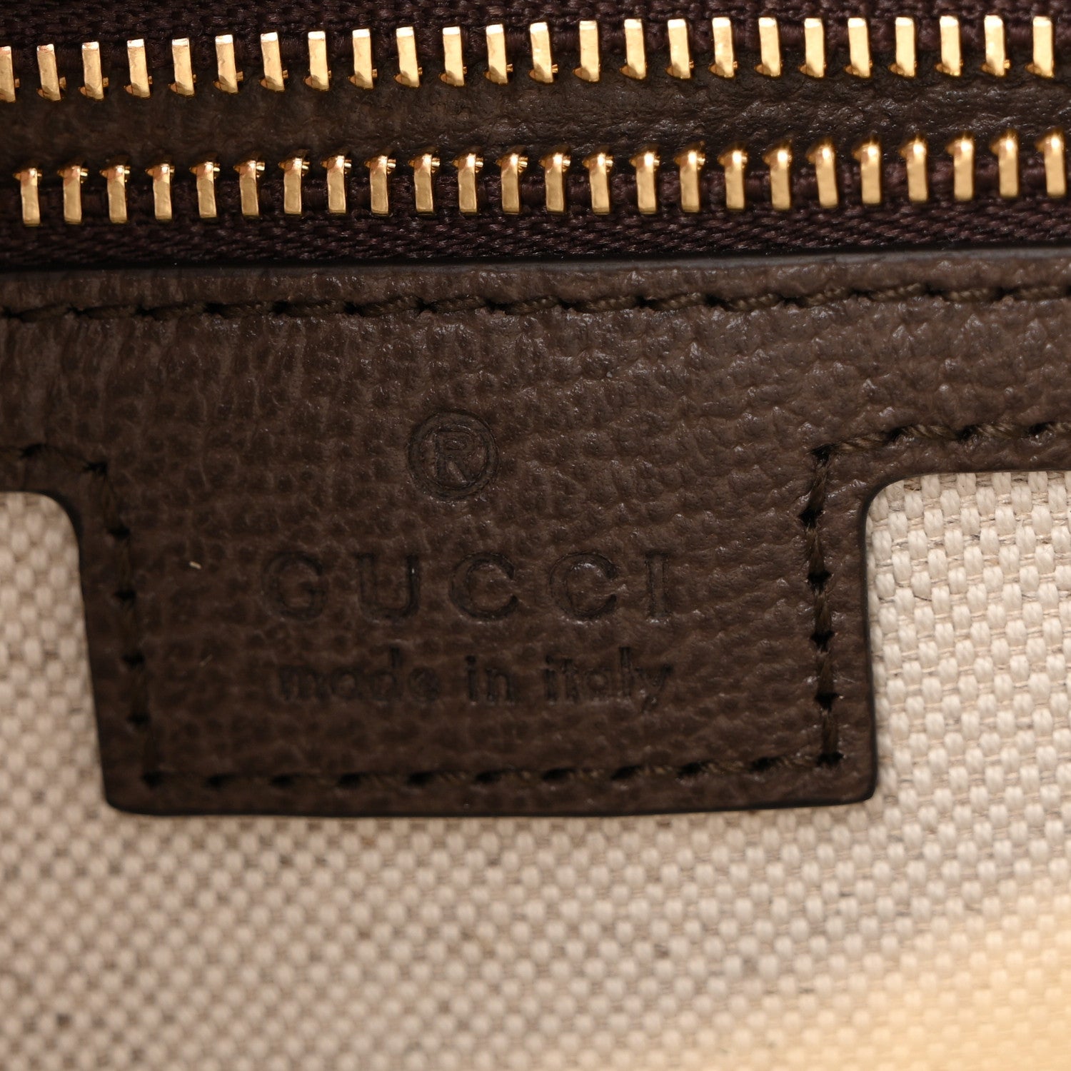 GG Supreme Monogram Web Small Ophidia Top Handle Bag  Beige Ebony