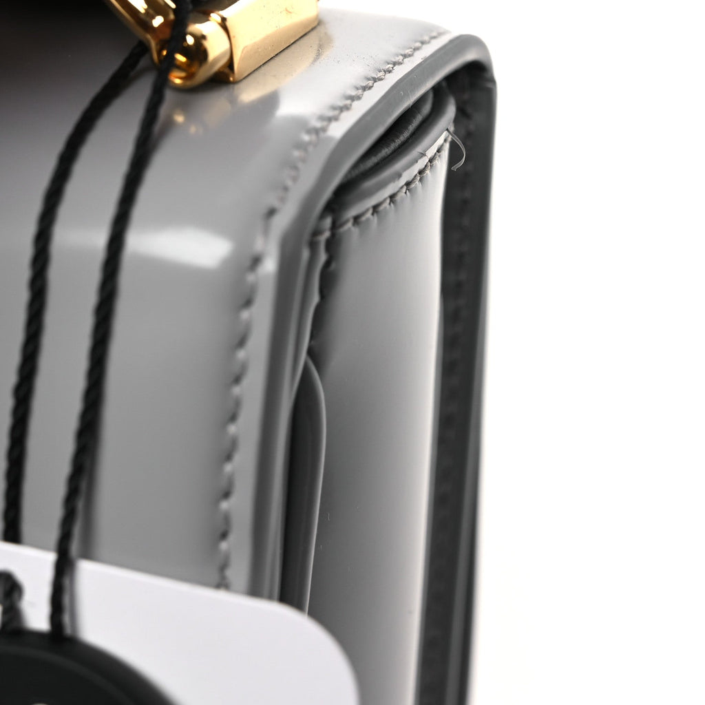 Calfskin Siena Small Shoulder Bag Grey
