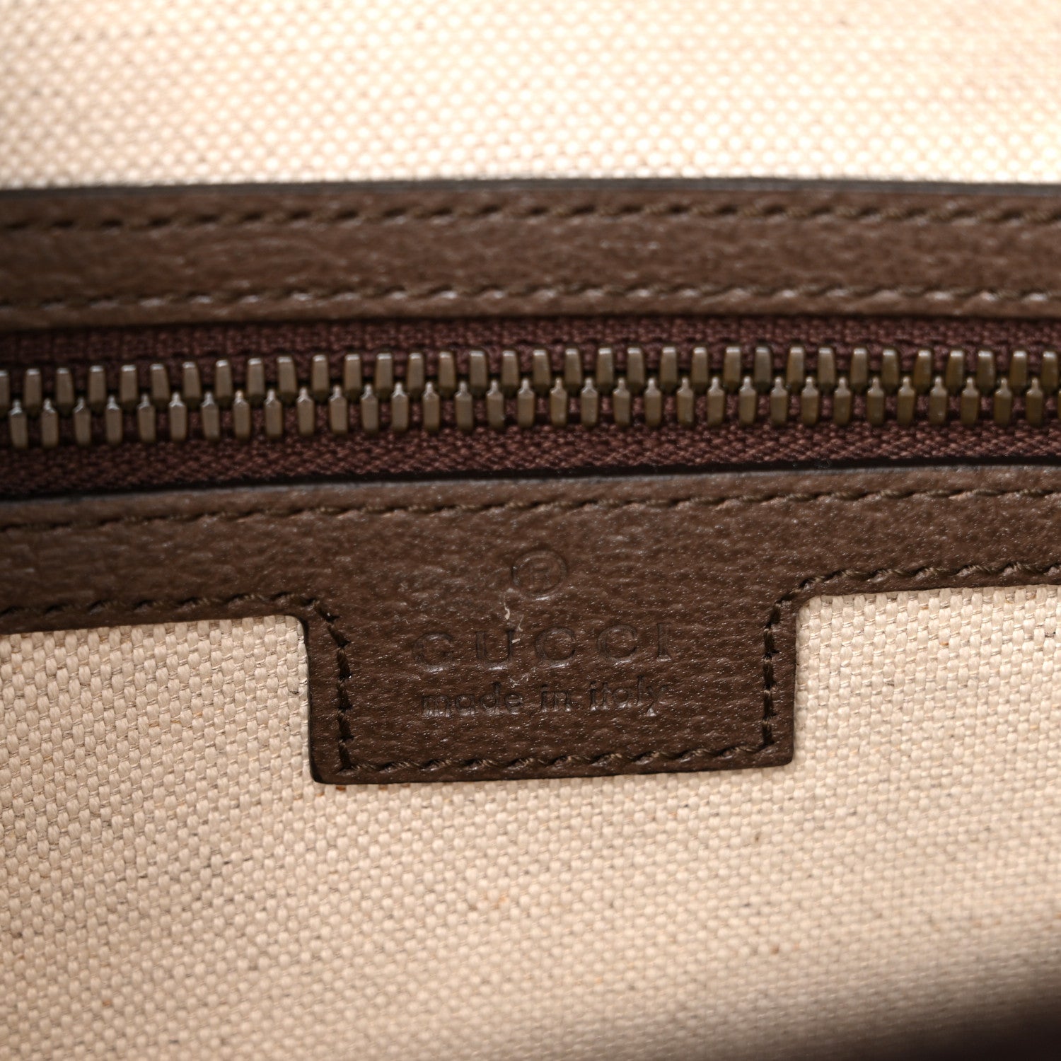 GG Supreme Monogram Web Small Ophidia Half Moon Hobo Brown