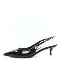 Patent Signoria 35mm Slingback Pumps 36 Black
