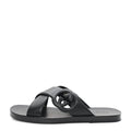 Cosmos Softy Calfskin Interlocking G Sandals 12 Black