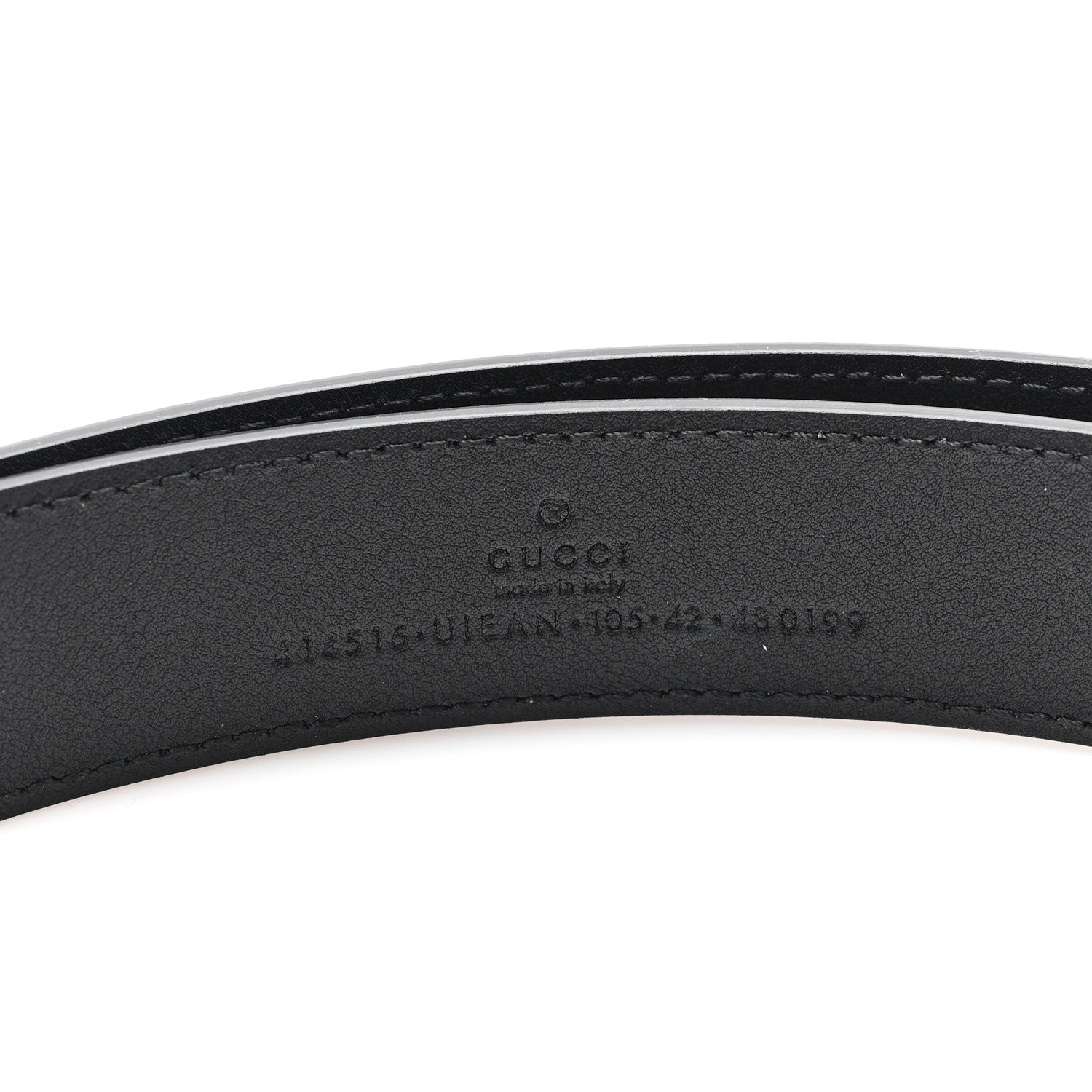 GG Supreme Monogram Bee Multicolor Appia Calfskin 30mm Belt 105 42 Black