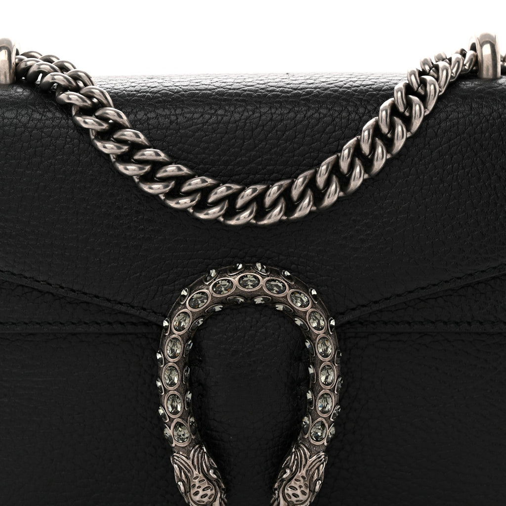 Calfskin Mini Dionysus Shoulder Bag Black