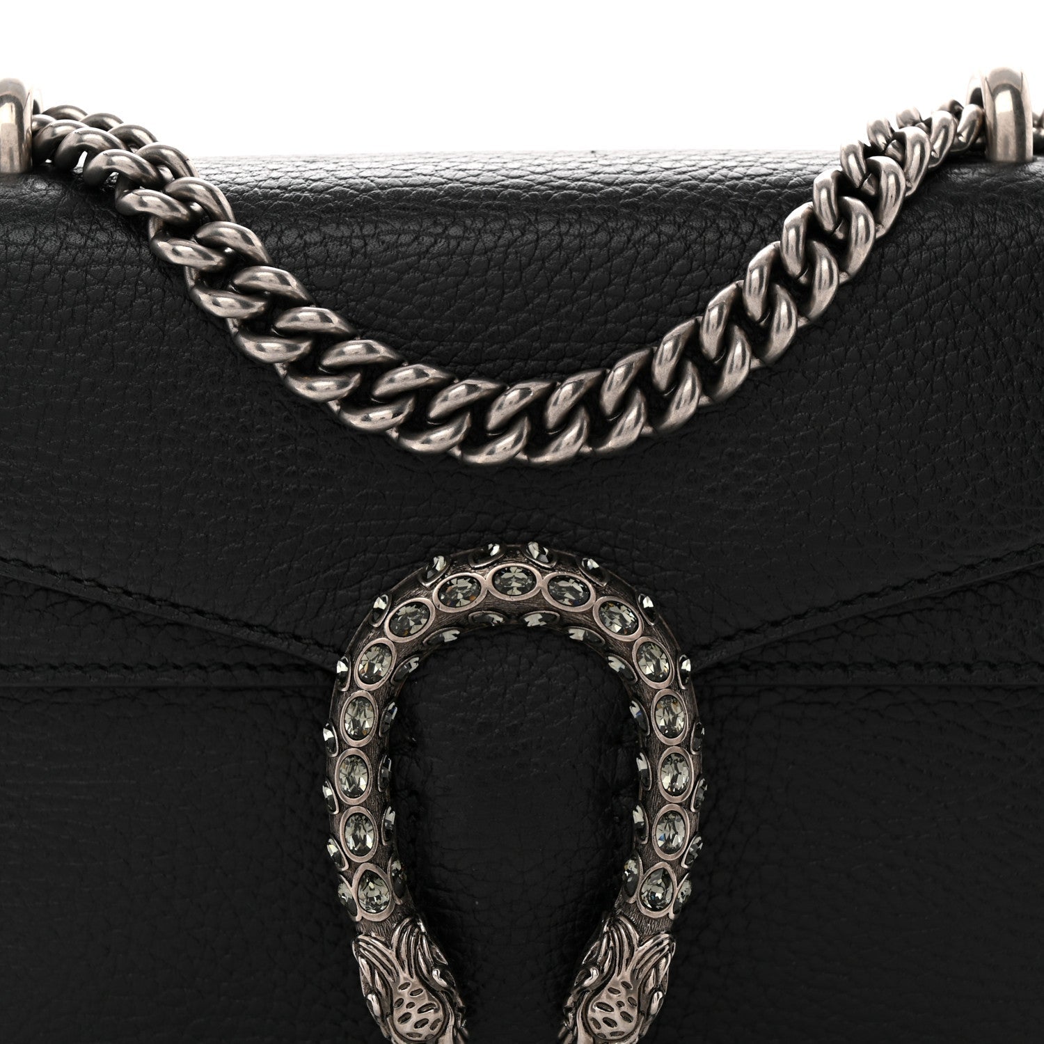 Calfskin Mini Dionysus Shoulder Bag Black