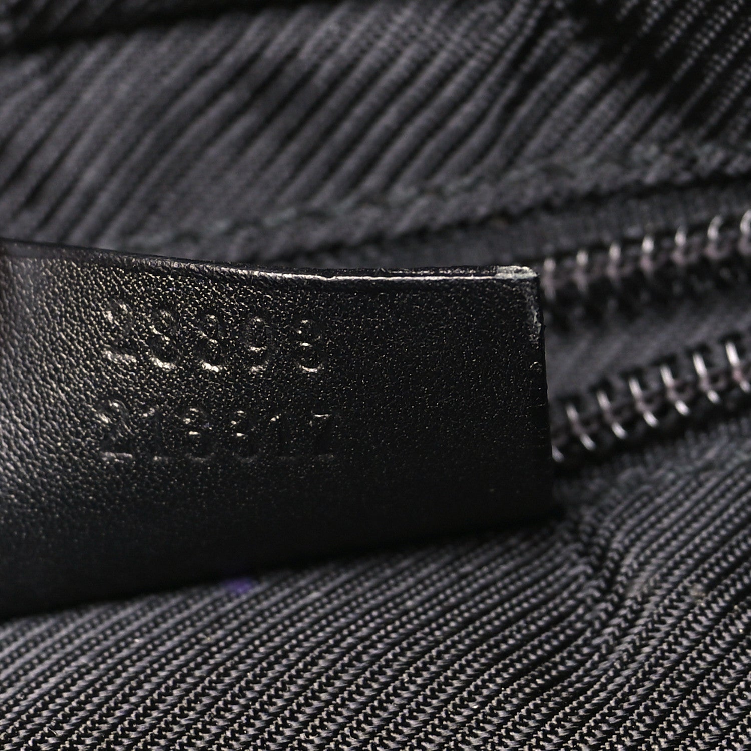 Denim Monogram Tote Bag Black