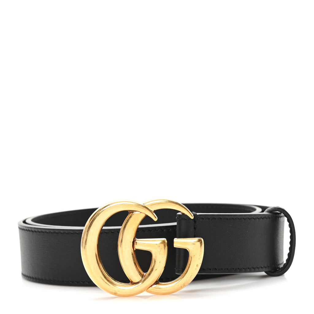 Calfskin Double G 30mm Belt 75 30 Black