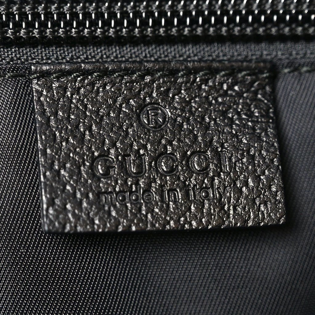 Monogram Web Large Diaper Tote Black