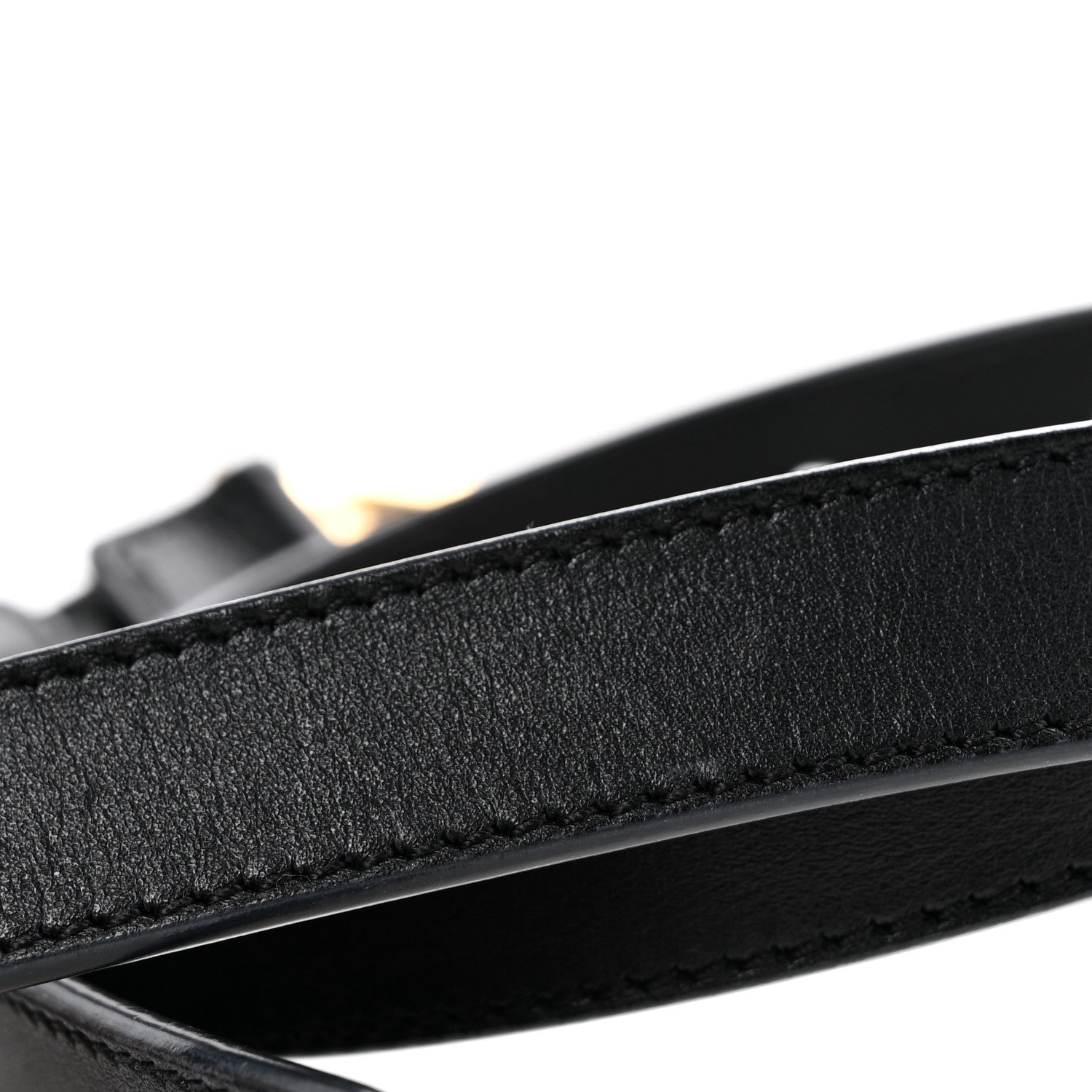 Calfskin Double G 20mm Belt 80 32 Black