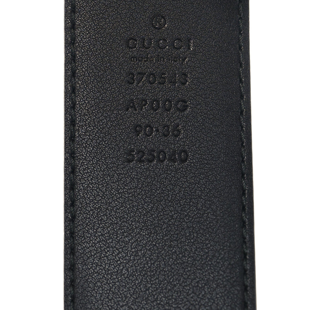 Calfskin Interlocking G 37mm Belt 90 36 Black