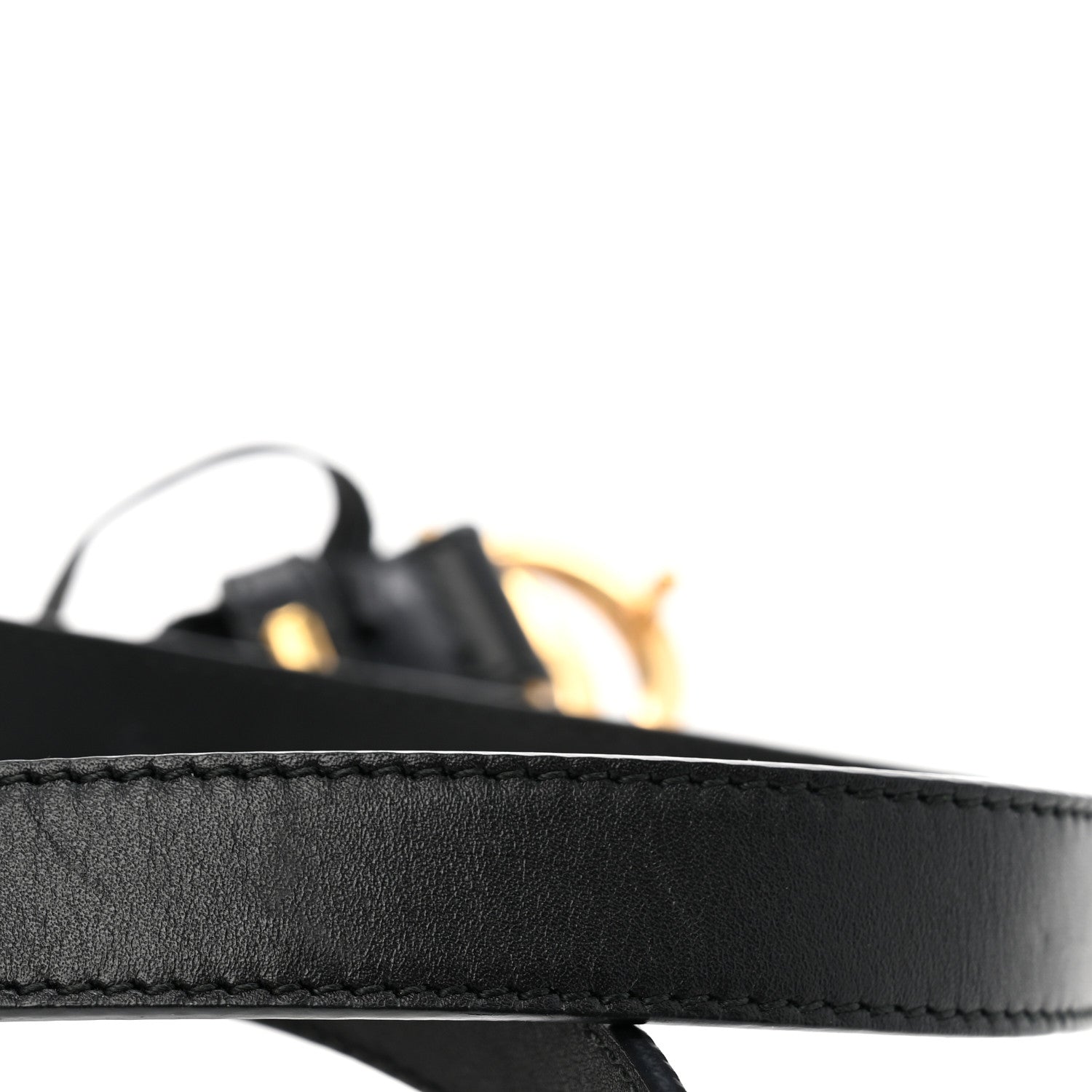 Calfskin Double G 20mm Belt 95 38 Black