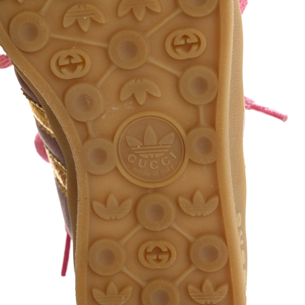 X ADIDAS Softy Velvet Suede Madeira Demetra Womens Gazelle Sneakers 4.5 Pink Gold