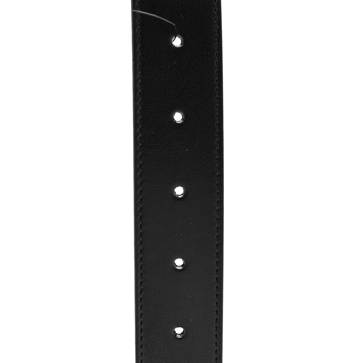 Plutone Calfskin Plaque GG 30mm Belt 80 32 Black