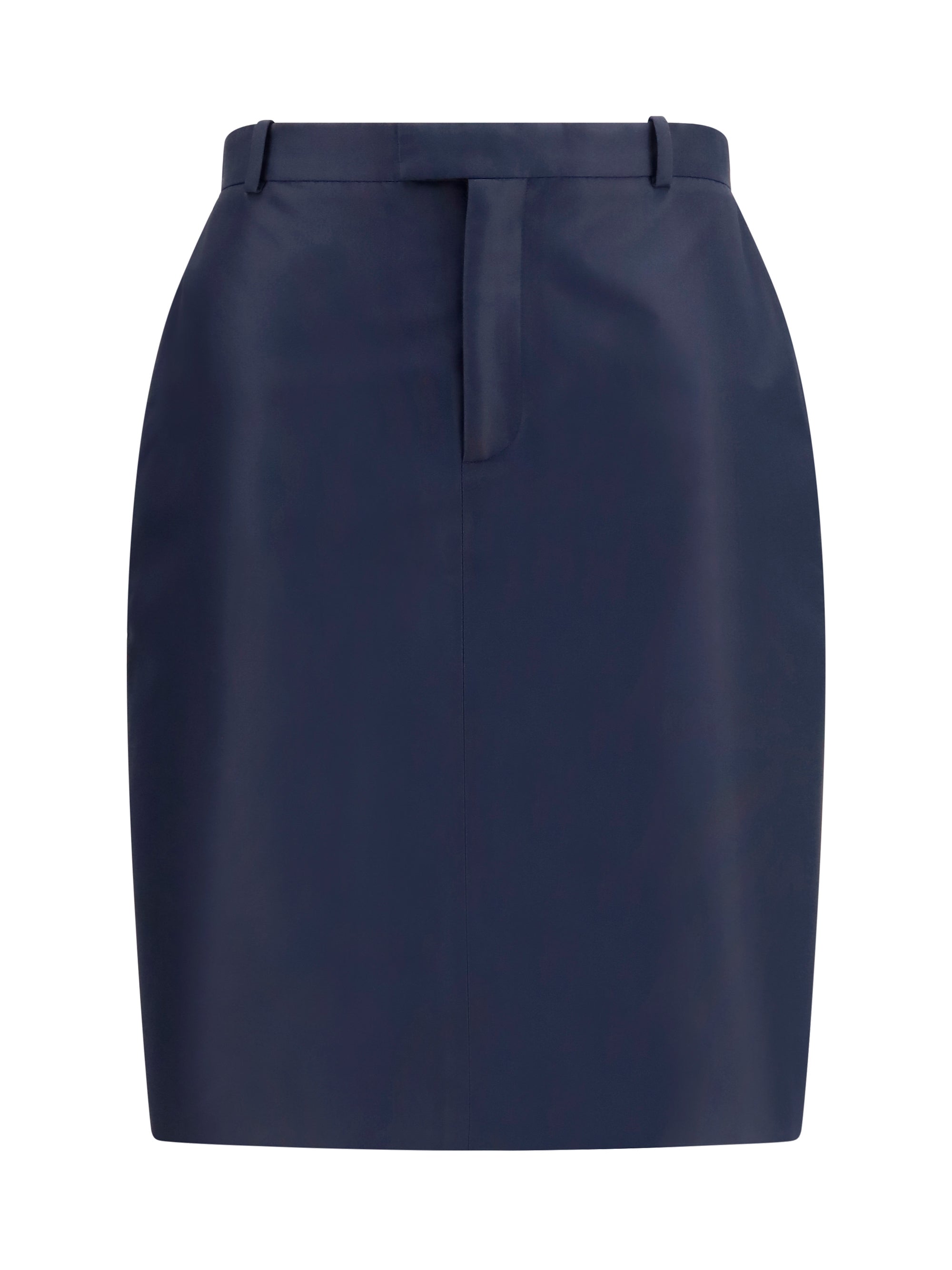 Gucci Silk Faille Skirt — Navy