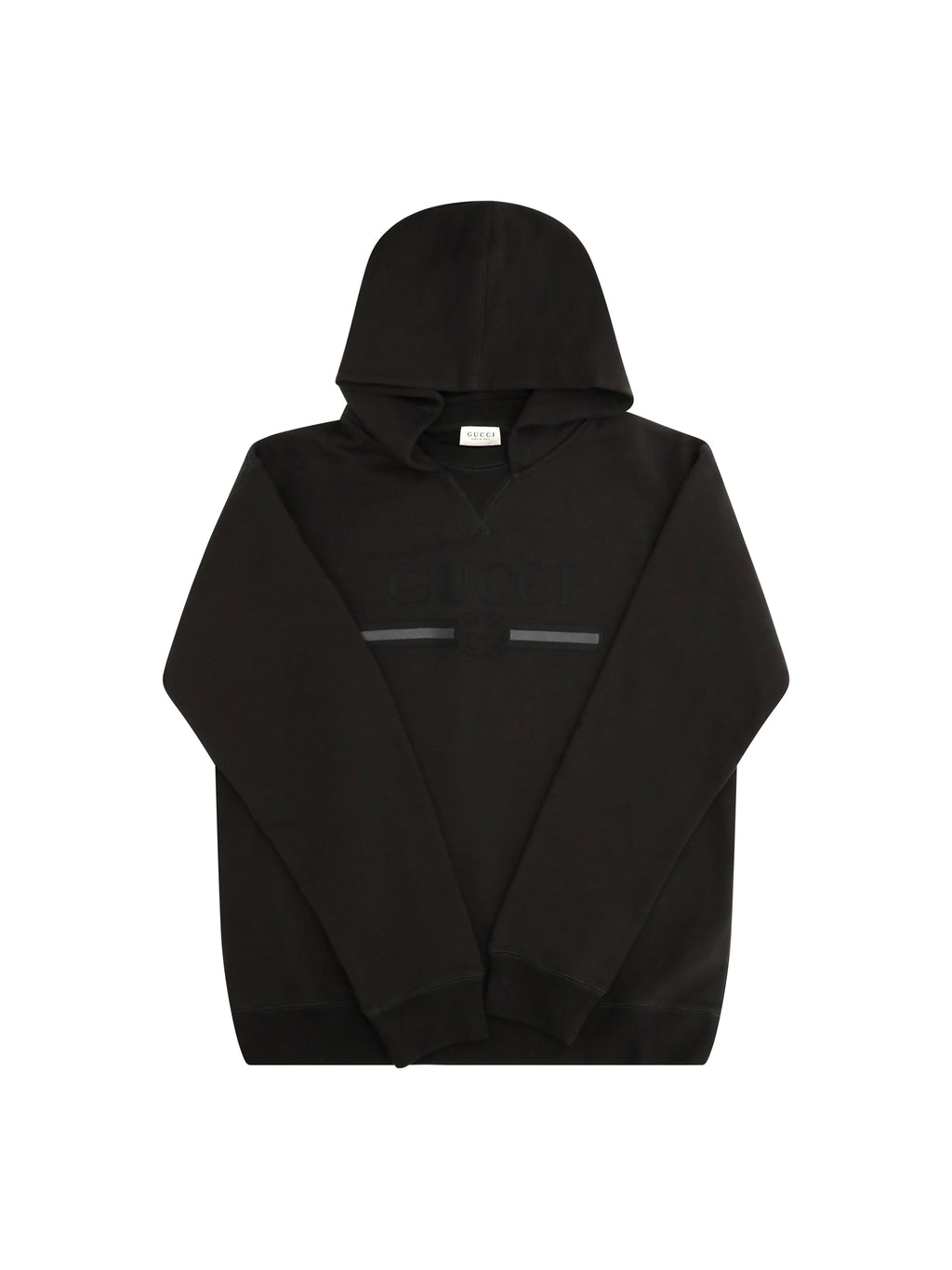 Gucci Cotton Logo Hoodie — Gray