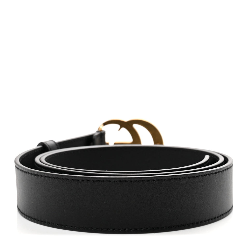Calfskin Double G 30mm Belt 95 38 Black