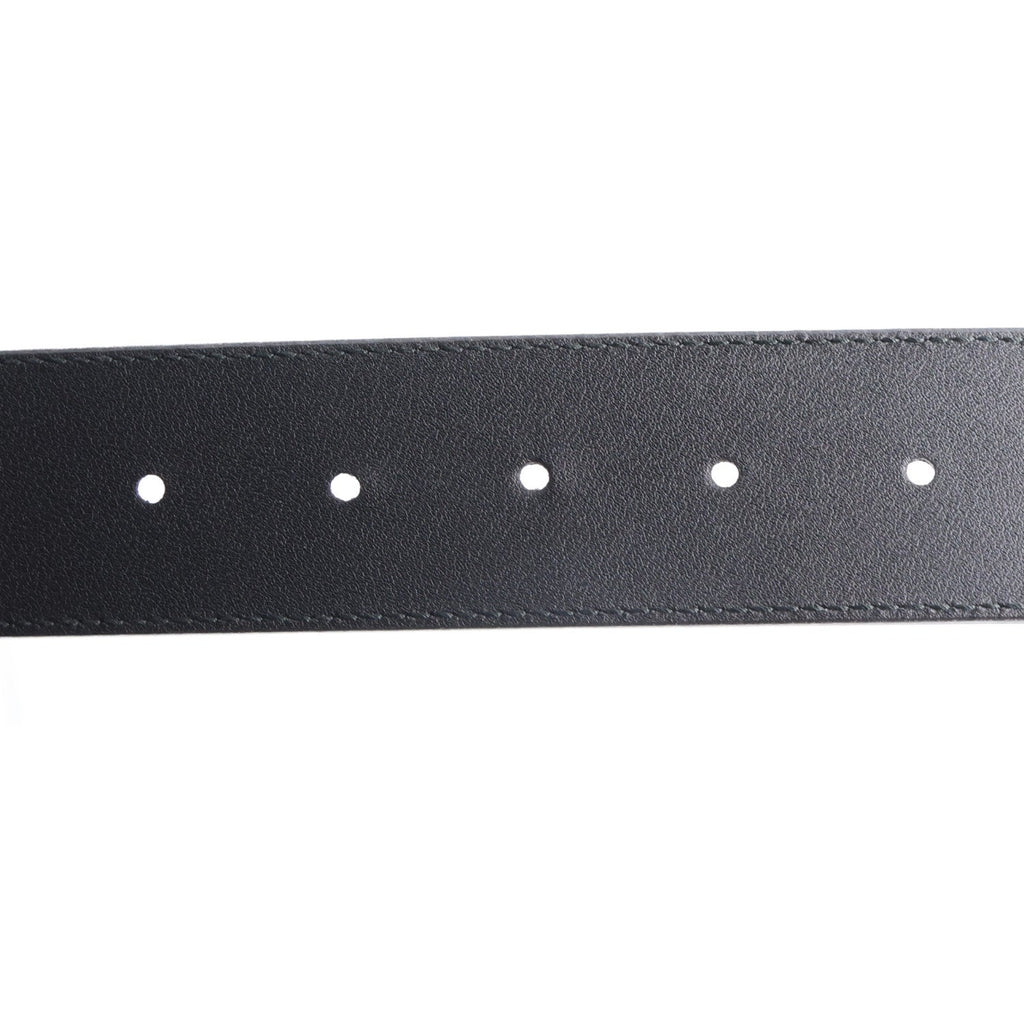 Moon Calfskin Torchon Double G 40mm Belt 90 36 Black