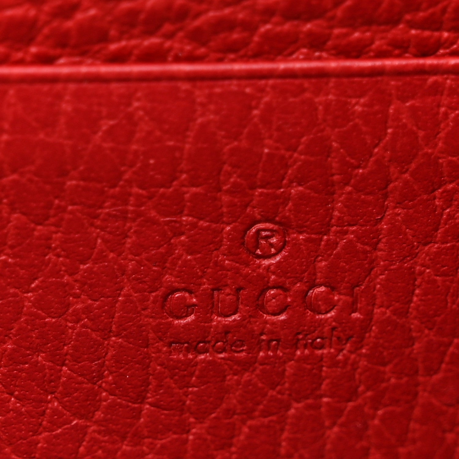 Calfskin Mini Dionysus Chain Wallet Hibiscus Red