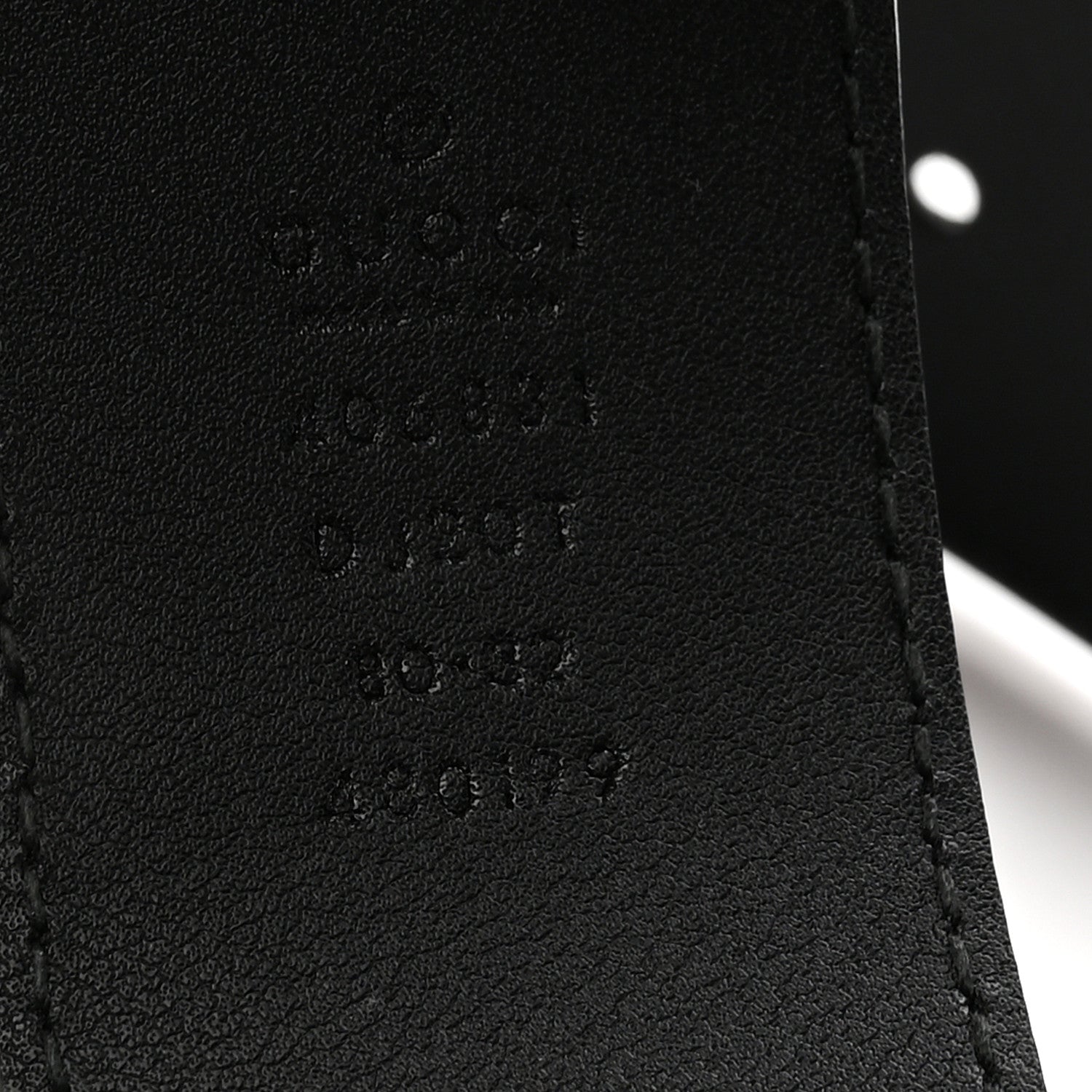 Textured Calfskin Double G 40mm Belt 80 32 Black