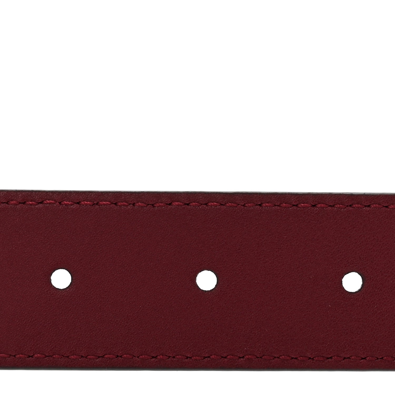 Plutone Calfskin Interlocking G 30mm Belt 100 40 Rosso Ancora