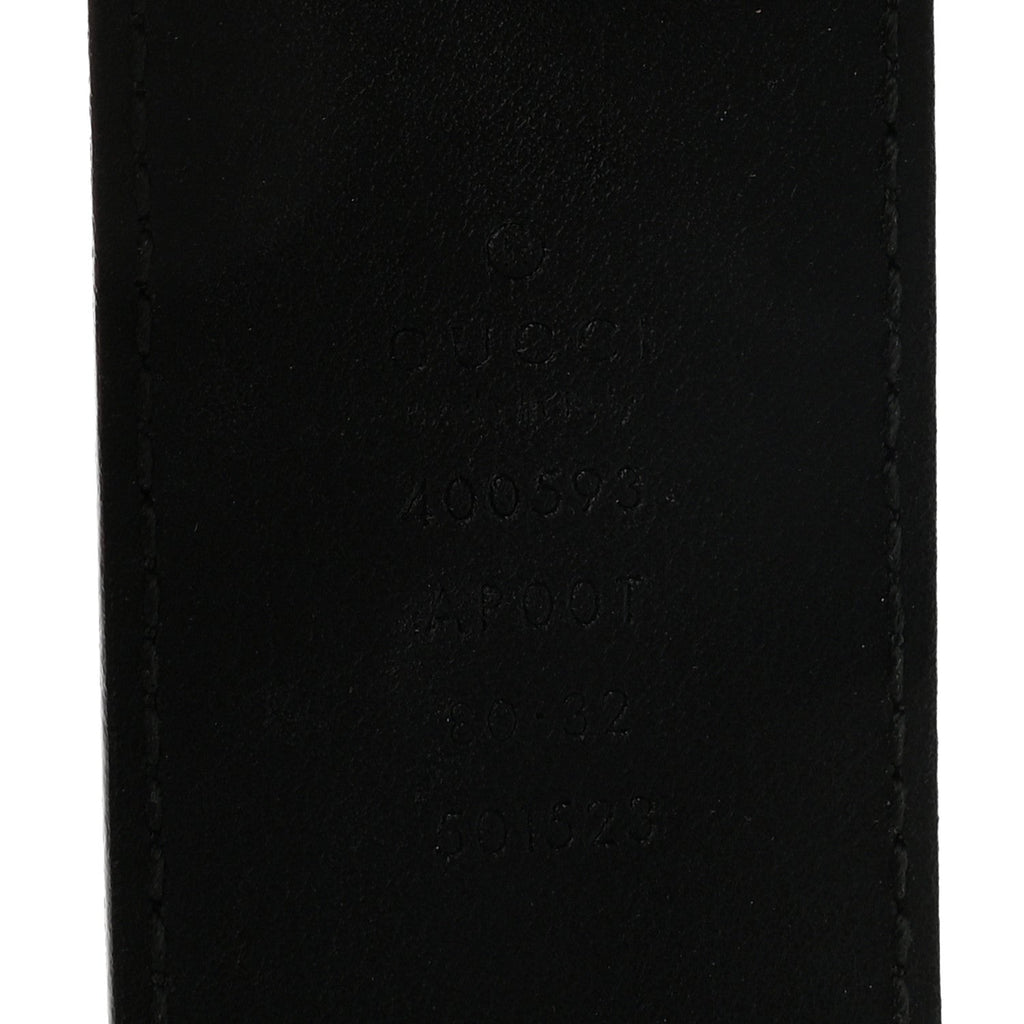 Calfskin Double G 40mm Belt 80 32 Black