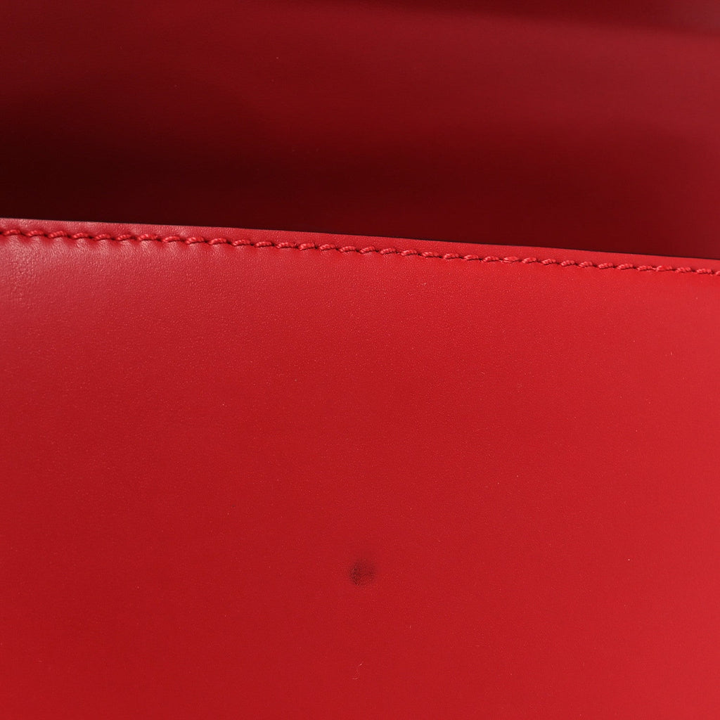Calfskin Small Sylvie Shoulder Bag Hibiscus Red