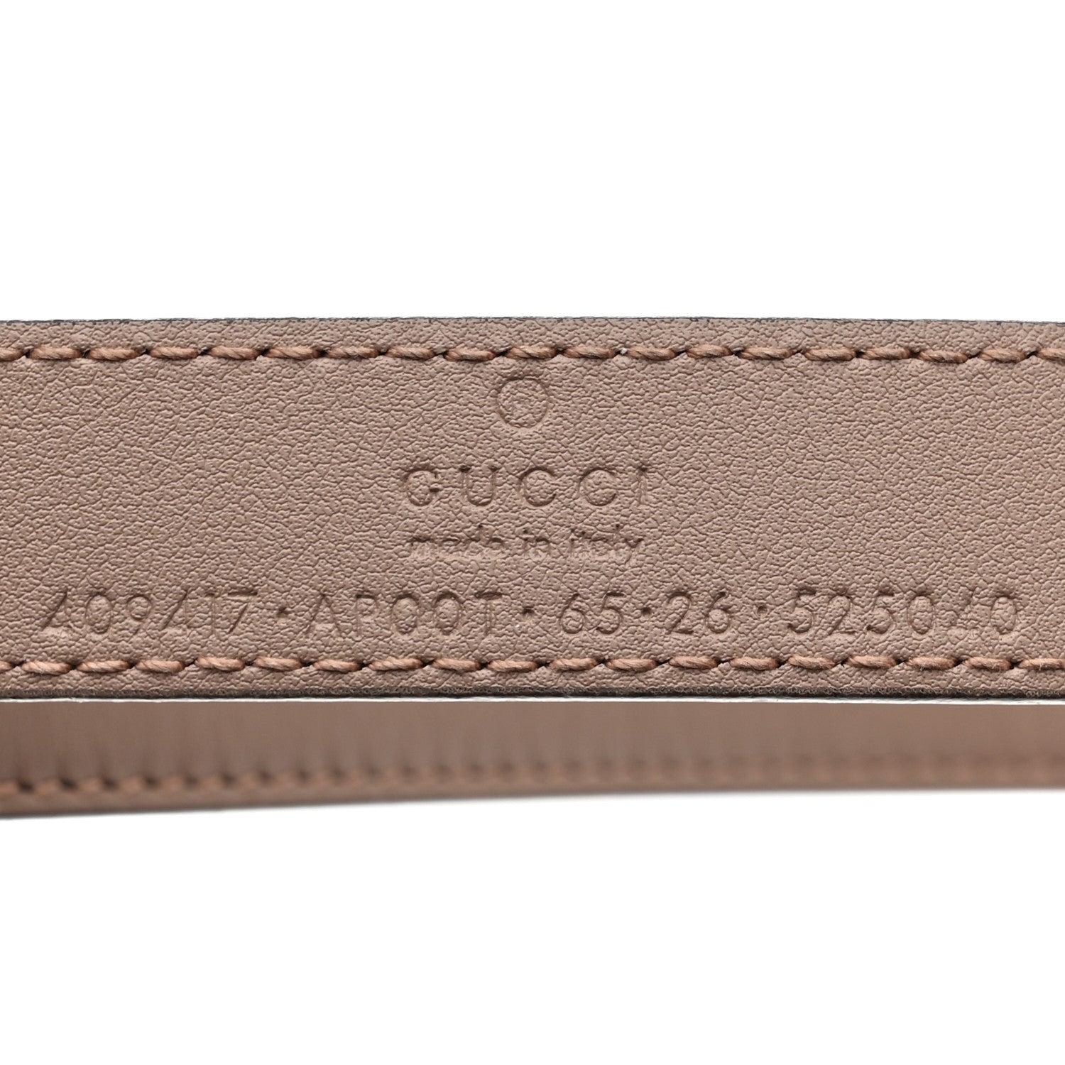 Calfskin Double G 20mm Belt 65 26 Porcelain Rose